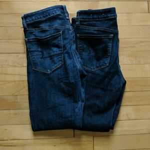 Two Pairs of American Eagle Hi-Rise Jeggings